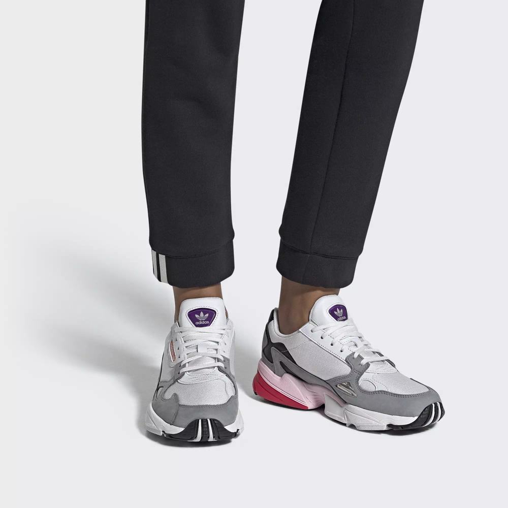 Adidas Falcon Tenis Blancos Para Mujer (MX-15676)